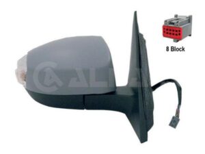 Espejo Derecho Eléctrico Convexo Térmico Para Pintar Abatible Con Piloto Calefactado 8p Ford S-max 06- Ref 105.1039117