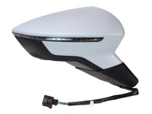 Espejo Derecho Eléctrico Para Pintar Convexo Térmico Con Piloto 6pin Seat Leon 12- Ref 105.2133011