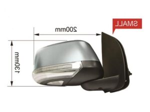 Espejo Derecho Eléctricoterm Convexo Cr Con Piloto Abatible C/luz Cort 11pin Nissan Navara 07- Ref 105.8045029