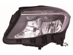 Faro Izquierdo Eléctrico Con Motor Int/negro (h7/h15/py21w) Mercedes Gla X156 13- Ref 101.14471002